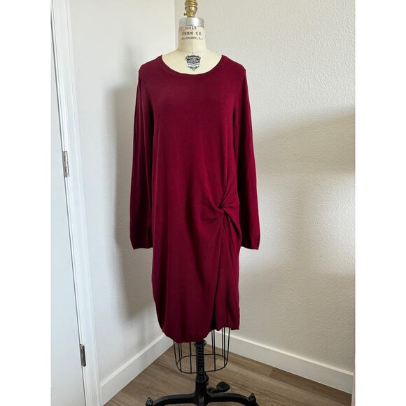Max Studio Dresses & Skirts - Max Studio | Knit Sweater Dress with Knot Detail size XL